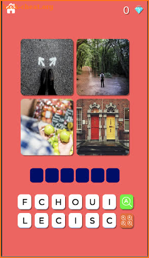 4 Pics Word Guessing Game screenshot