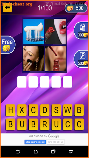 4 Pictures Guess Word screenshot