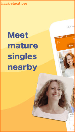 40+ Dating Mature Singles, Senior Meet & Chat app screenshot