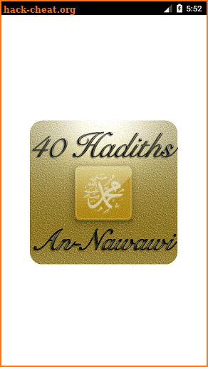40 hadiths (An-Nawawi) screenshot