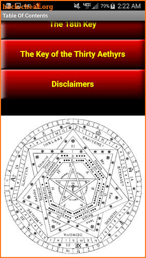 48 Enochian Calls or Keys App (Magick of John Dee) screenshot