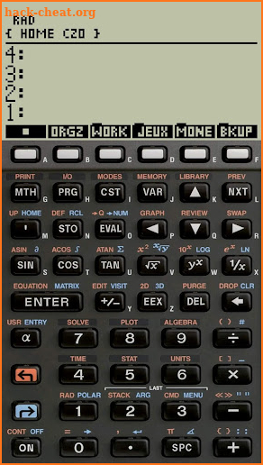 48sx : a vintage RPN calculator screenshot