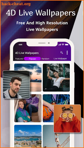 4D Live Wallpapers screenshot