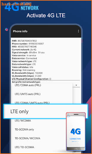 4G LTE Force screenshot