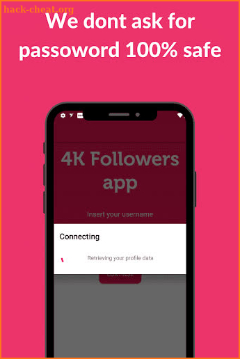 4K Followers app -- followers& Likes for Instagram screenshot