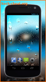 4K Rain Drops on Screen Video Live Wallpaper screenshot