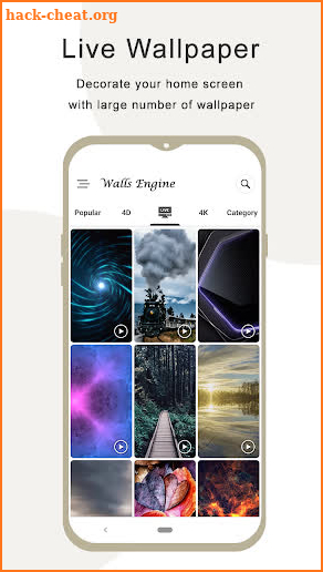 4K Wallpaper - 4D, Live Background, Auto changer screenshot