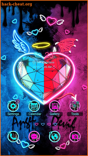 4K Wallpaper HD - Angel Or Devil Heart screenshot