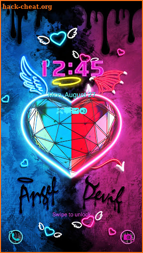 4K Wallpaper HD - Angel Or Devil Heart screenshot