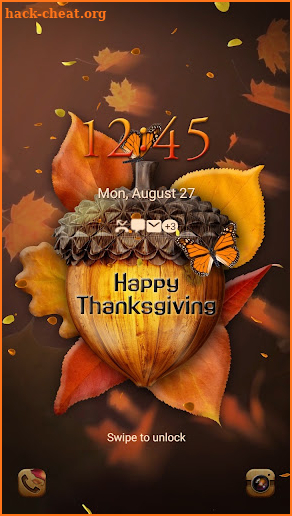 4K Wallpaper HD - Thanksgiving Acorn screenshot