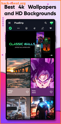 4K Wallpapers Full HD Backgrounds - PixelDrip screenshot