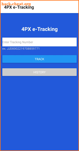 4PX e-Tracking screenshot