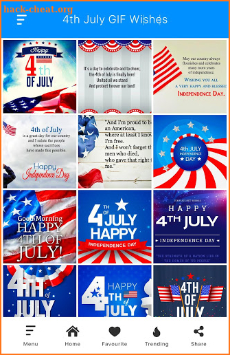4th July GIF Wishes - Happy Independence Day screenshot