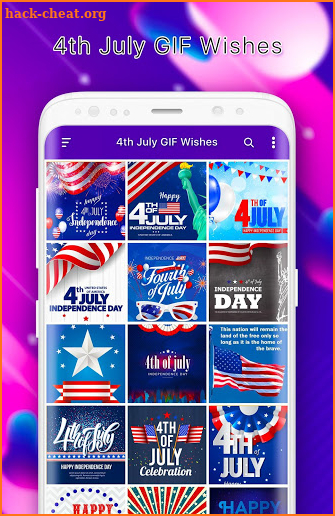 4th July GIF Wishes - Happy Independence Day screenshot