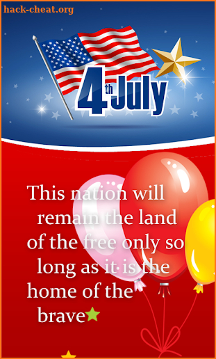 4th July Independence Greeting screenshot