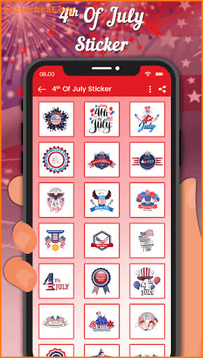 4th July Stickers - 4th July Wishes 2020 screenshot