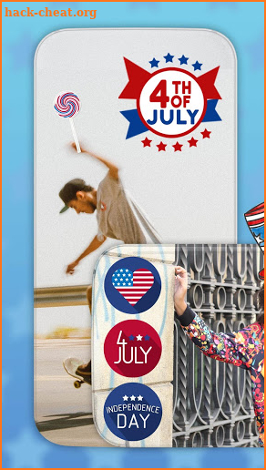 4th Of July Photo Stickers - USA Photo Editor App screenshot