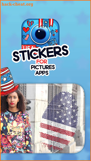 4th Of July Photo Stickers - USA Photo Editor App screenshot