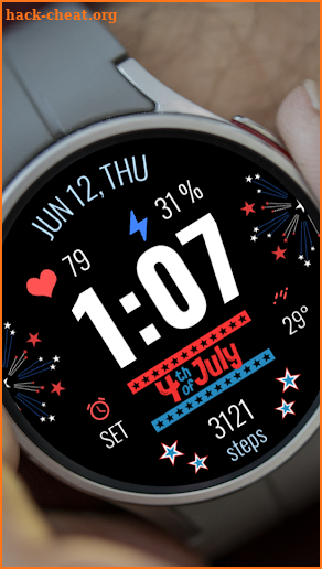 4th of July Watchface screenshot
