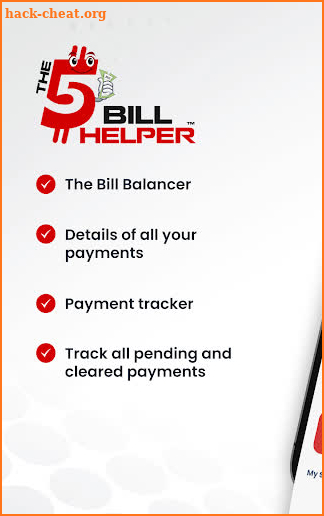 5 Bill Helper screenshot