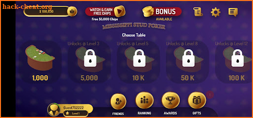 5 Card Draw Poker Offline screenshot