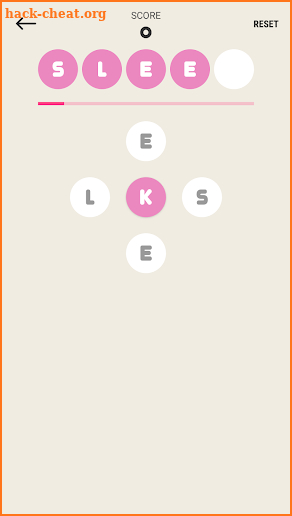 5 circles - The simplest five letters word game screenshot