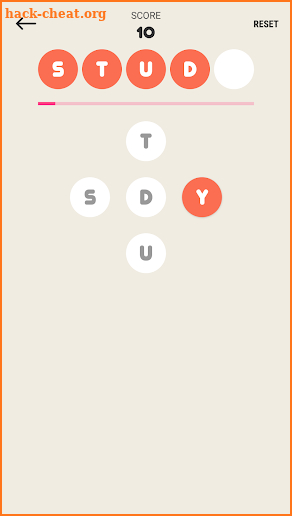5 circles - The simplest five letters word game screenshot