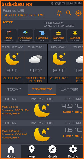5 Day Weather Forecast Widget Live Weather Channel screenshot