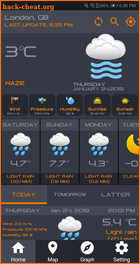 5 Day Weather Forecast Widget Live Weather Channel screenshot