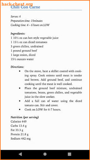 5 Ingredient Slow Cooker Cookbook screenshot