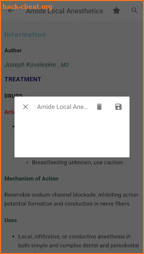 5 Minute Anesthesia Consult - 480 Distinct Topics screenshot