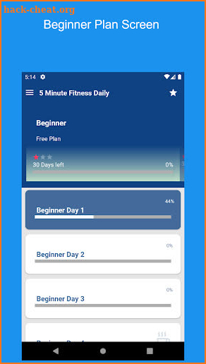 5 Minute Fitness Daily screenshot