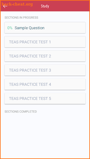 5 TEASE Practice Tests screenshot