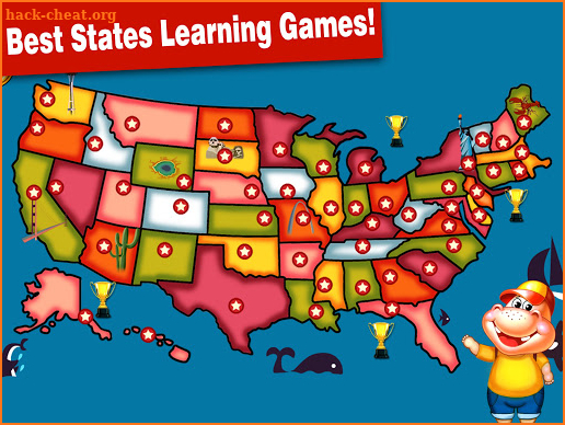 50 States & Capitals - Geography Learning Games screenshot