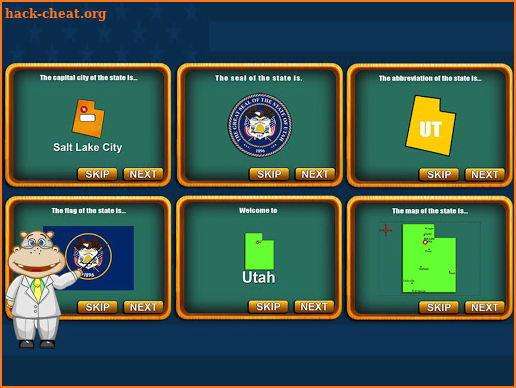 50 States & Capitals - Geography Learning Games screenshot