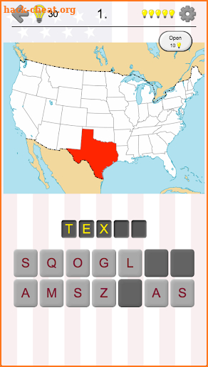 50 US States Map, Capitals & Flags - American Quiz screenshot