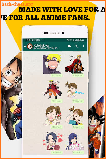 +5000 Anime Stickers for WhatsApp (WAStickerApps) screenshot