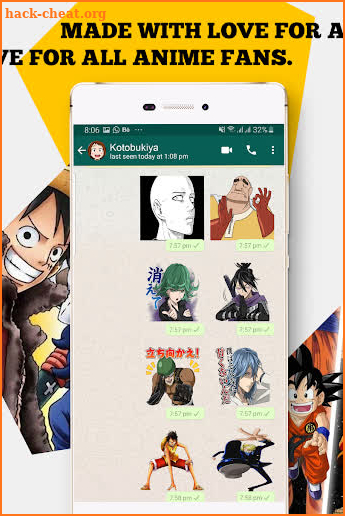 +5000 Anime Stickers for WhatsApp (WAStickerApps) screenshot
