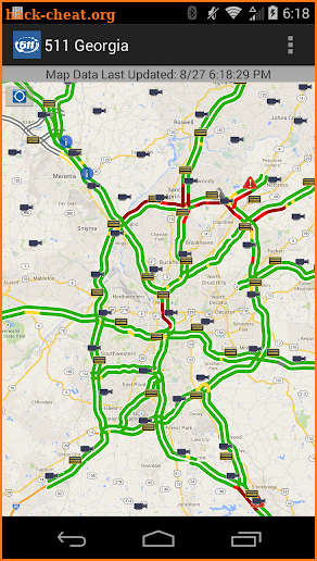 511 Georgia & Atlanta Traffic screenshot