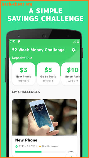 52 Weeks Money Challenge: Mone screenshot