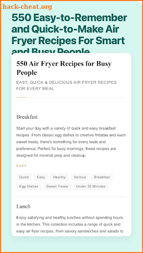 550 Quick Air Fryer Recipes screenshot