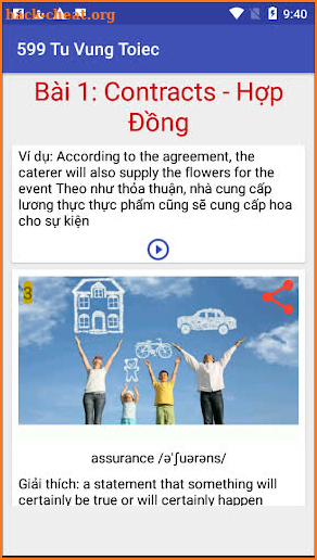 599 Tu Vung Tieng Anh screenshot