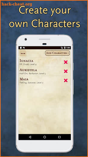 5e Character Sheet screenshot
