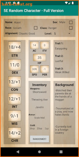 5e character builder browser