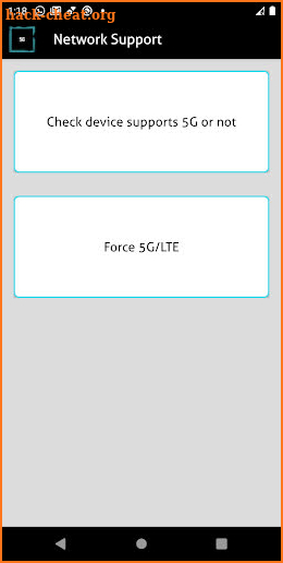 5G Network Support - Compatibility Check screenshot