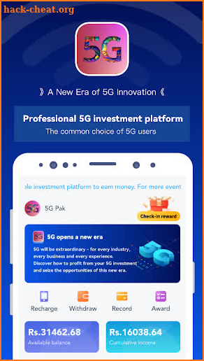 5G Pak, Online Earnings screenshot