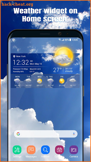 6-Day weather widget&Forecast screenshot