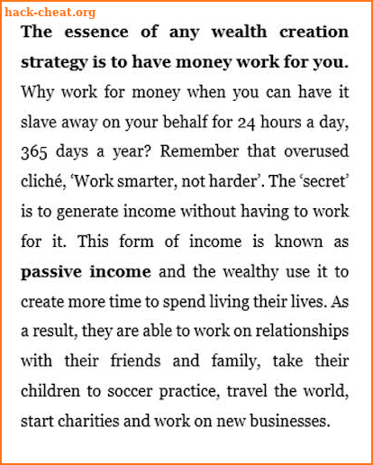 6 Golden Rules of Building Wealth screenshot