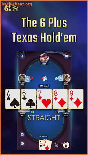 6+ Hold'em Poker screenshot