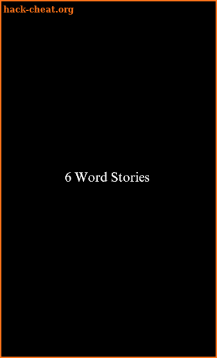6 Word Stories screenshot